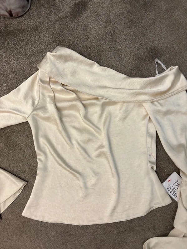ASOS Cream ASOS Luxe top - 3