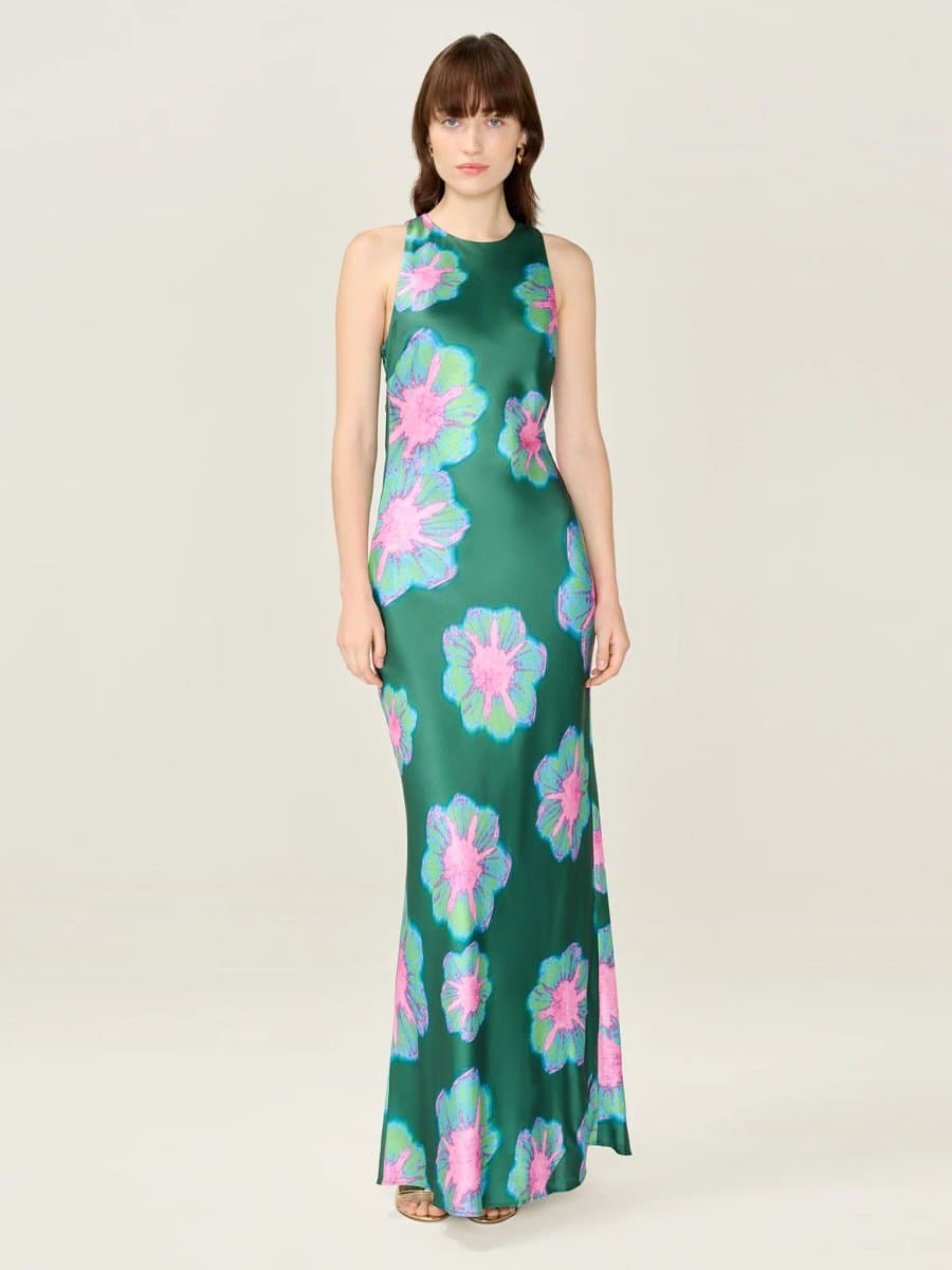 OMNES Jai Dress in Cosmos Print