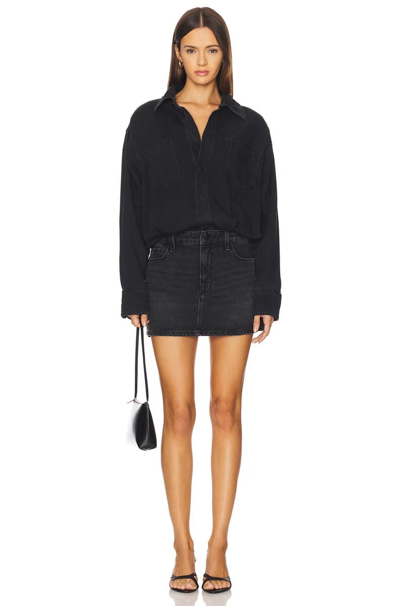revolve Denim Shirt Dress