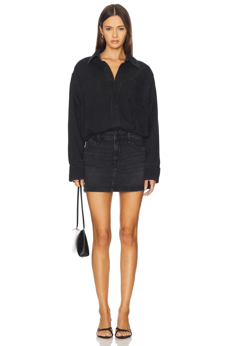 revolve Denim Shirt Dress - 1