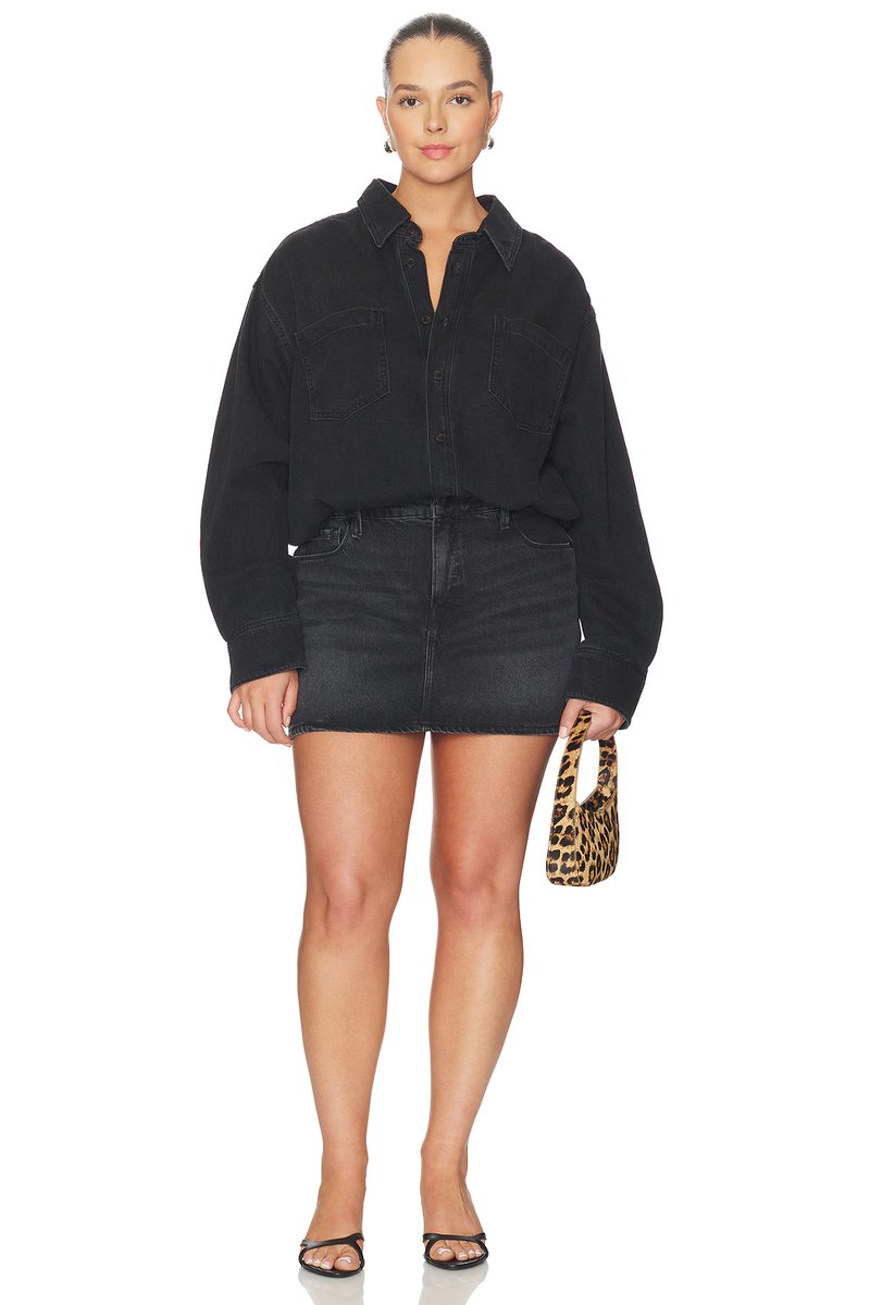 revolve Denim Shirt Dress - 2