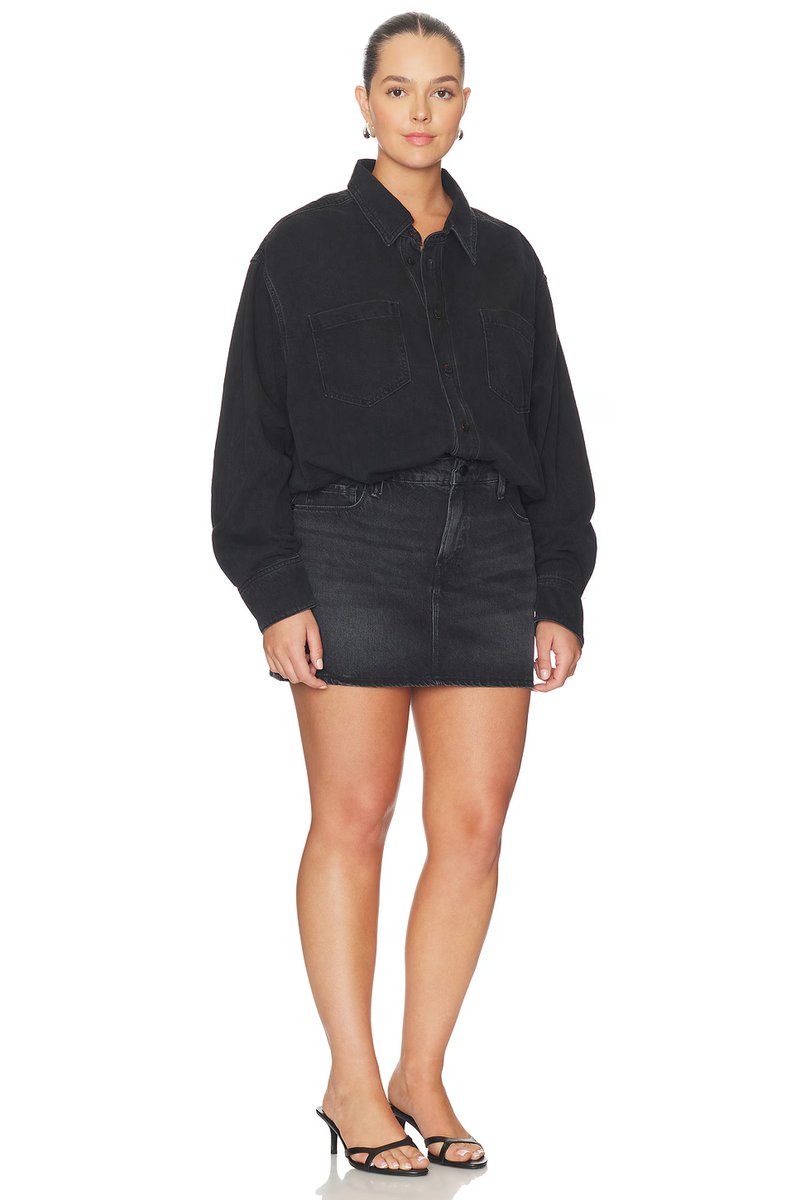 revolve Denim Shirt Dress - 4