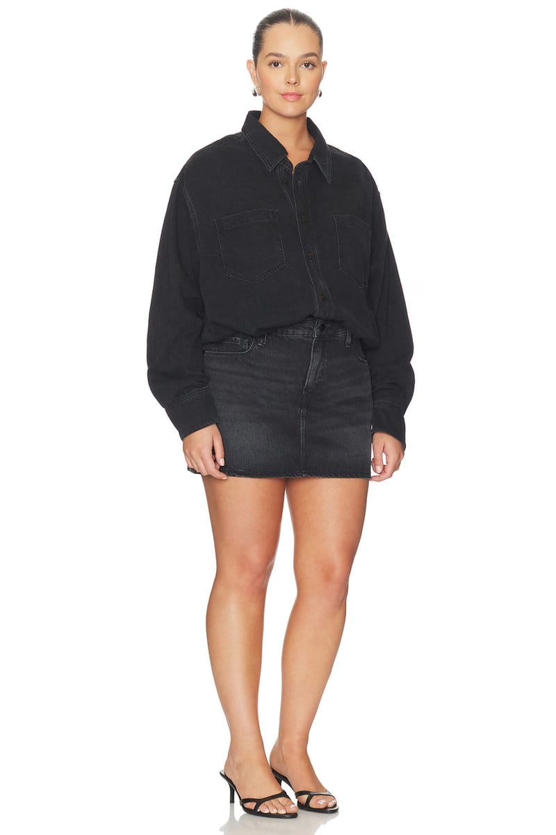 revolve Denim Shirt Dress - 4