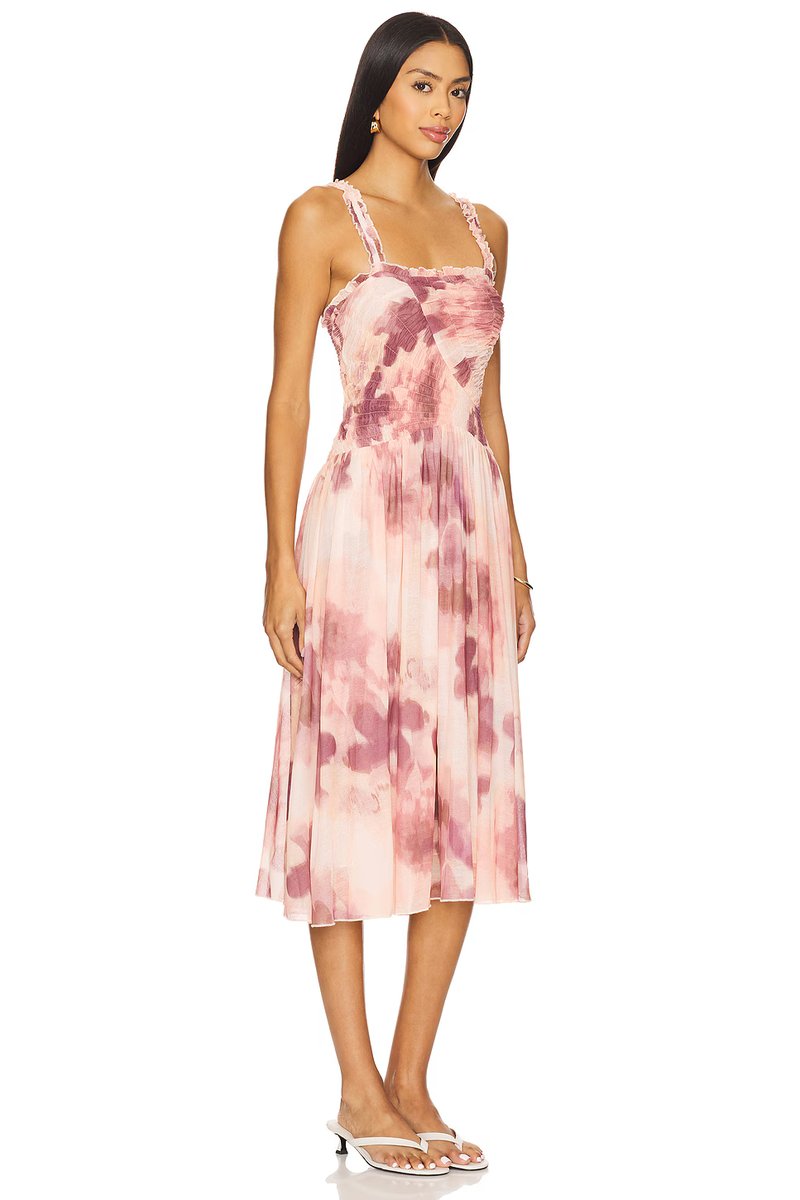 revolve x REVOLVE Tessa Smocked Midi Dress - 2