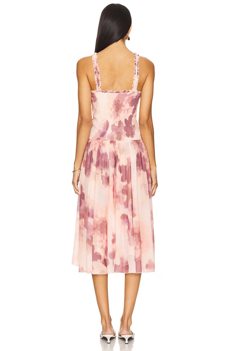 revolve x REVOLVE Tessa Smocked Midi Dress - 3