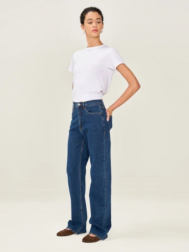 OMNES Hart Slim Jean in Indigo - 2