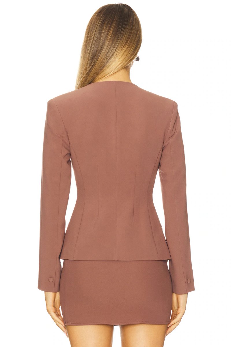 revolve Elizabeth Deep V Blazer - 3