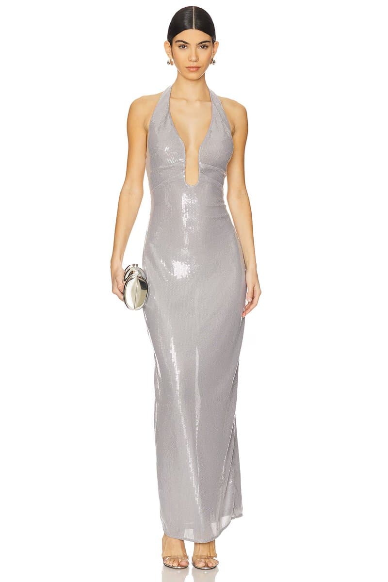 revolve Alusia Sequin Gown