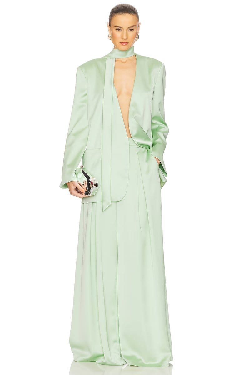 revolve Wes Collarless Blazer - 4