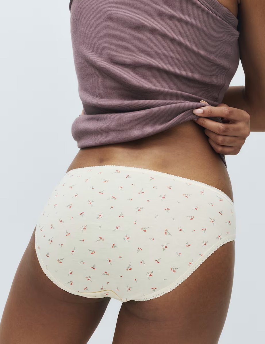 Marks & Spencer M&S 5pk Pure Cotton Bikini Knickers Orange Mix - 3