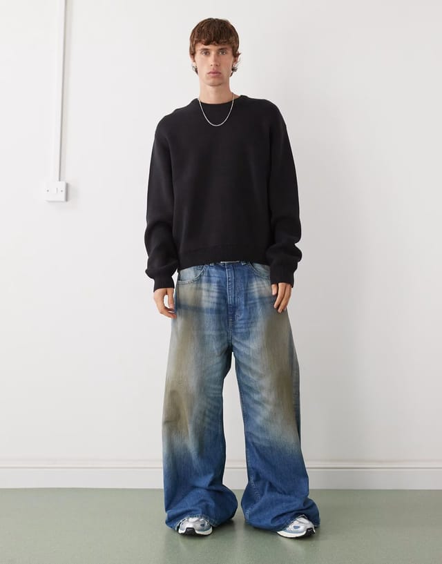 ASOS Weekday jumper in black - 2