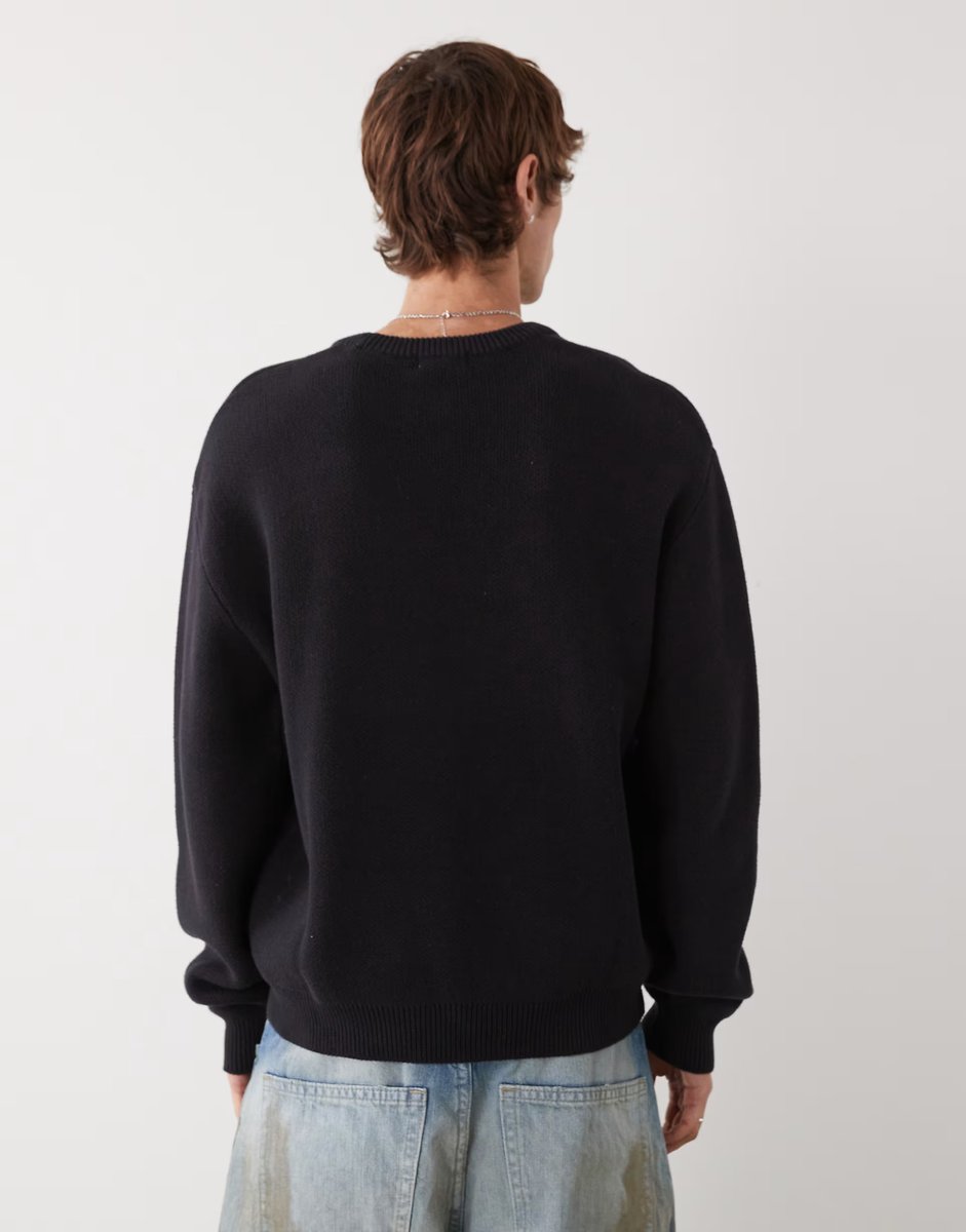 ASOS Weekday jumper in black - 3