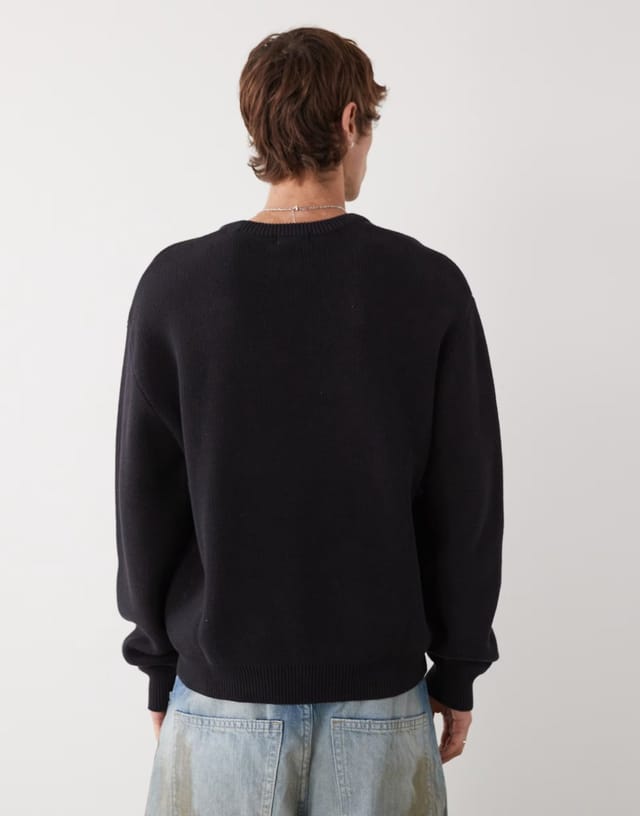 ASOS Weekday jumper in black - 3