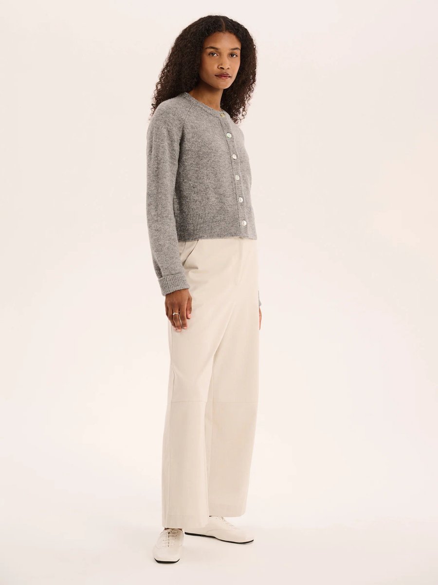OMNES Tasmin Trouser in Ecru - 2