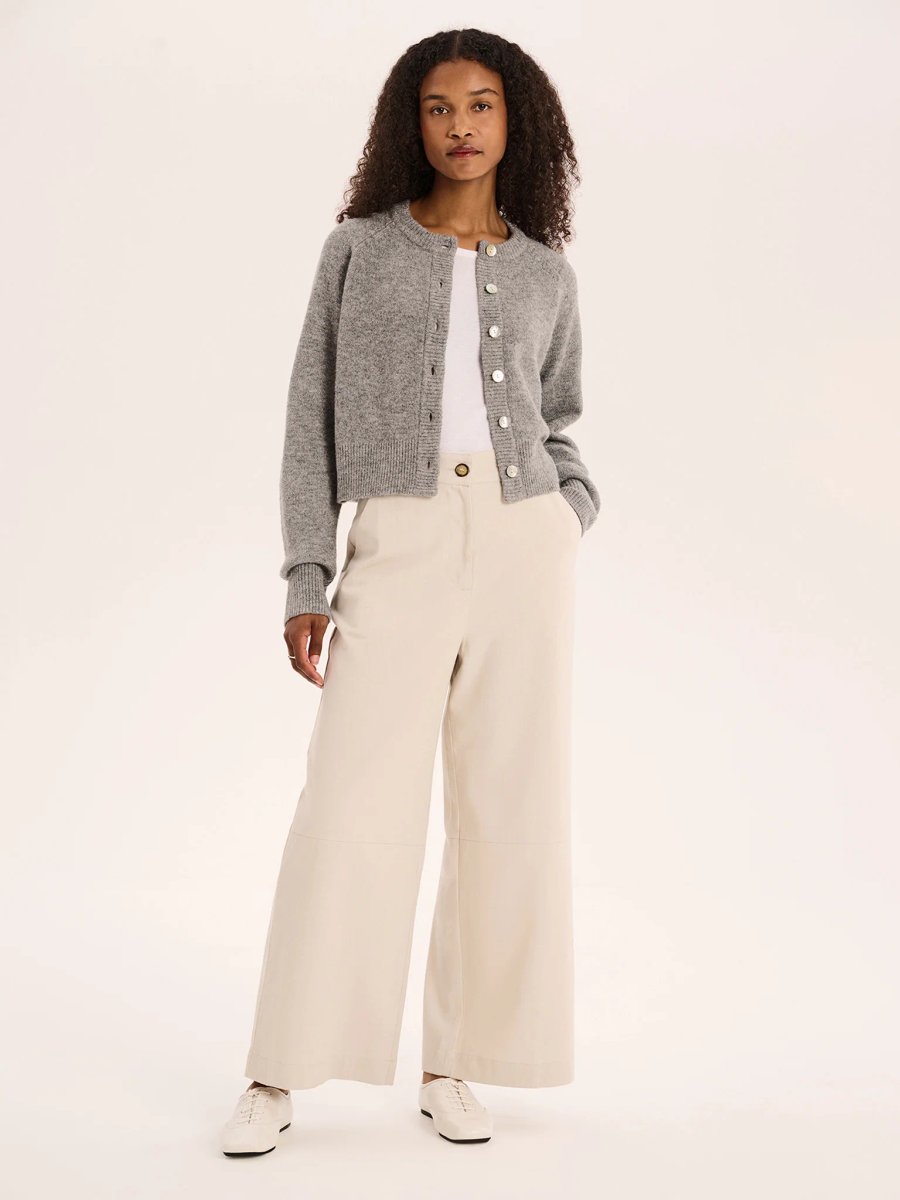 OMNES Tasmin Trouser in Ecru - 4