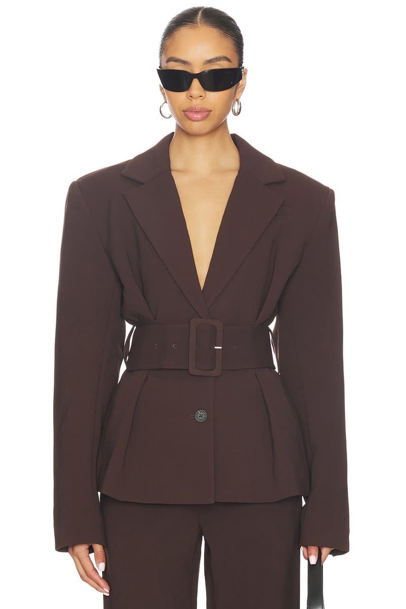 revolve Suiting Belted Blazer