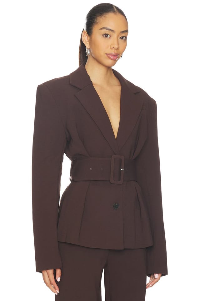 revolve Suiting Belted Blazer - 2