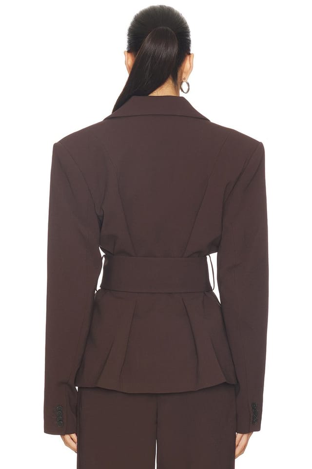 revolve Suiting Belted Blazer - 3