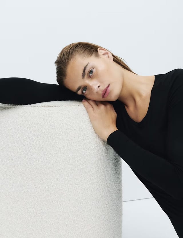 Marks & Spencer M&S 2 Pack Heatgen™ Thermal Long Sleeve Tops Black - 3