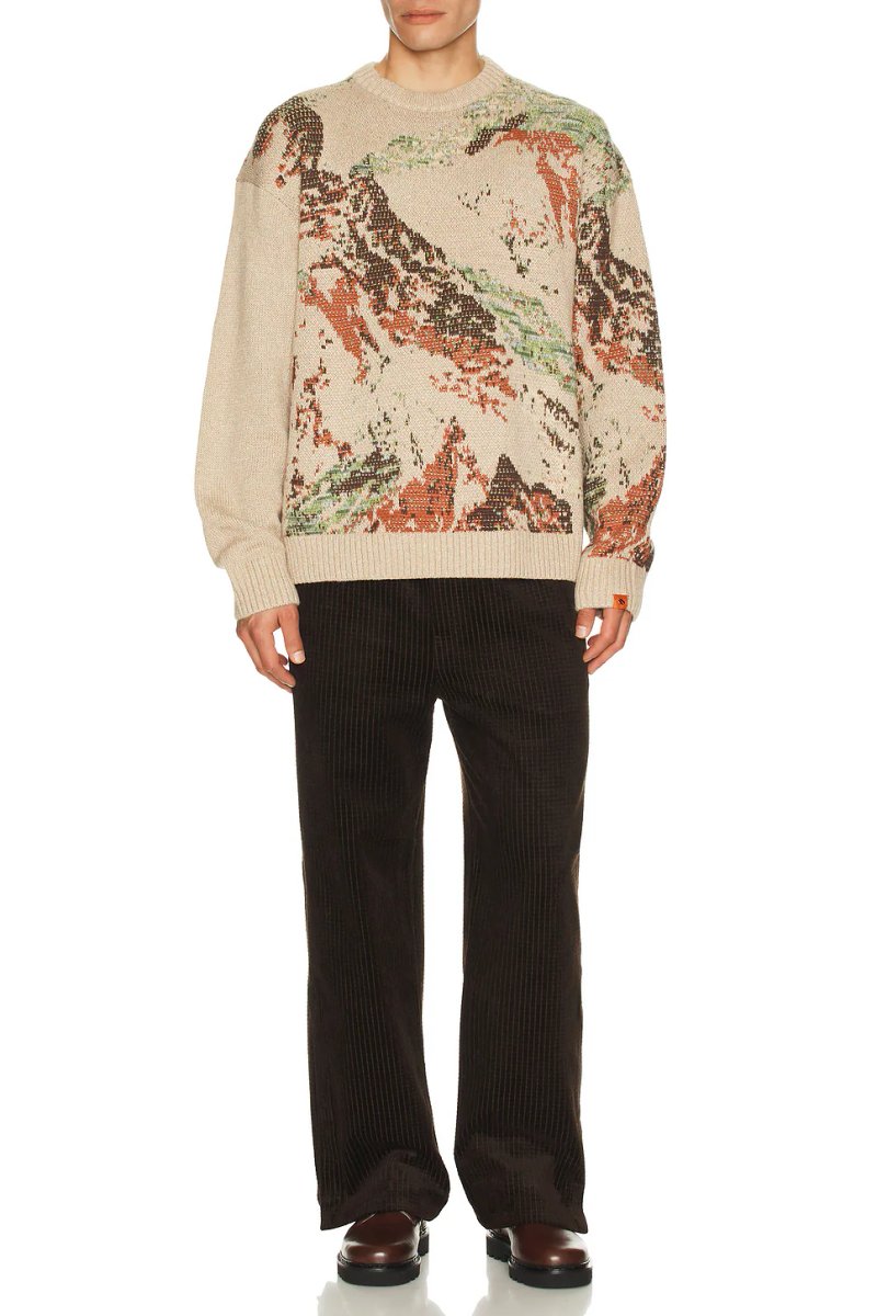 revolve Jacquard Cotton Blend Pants - 4