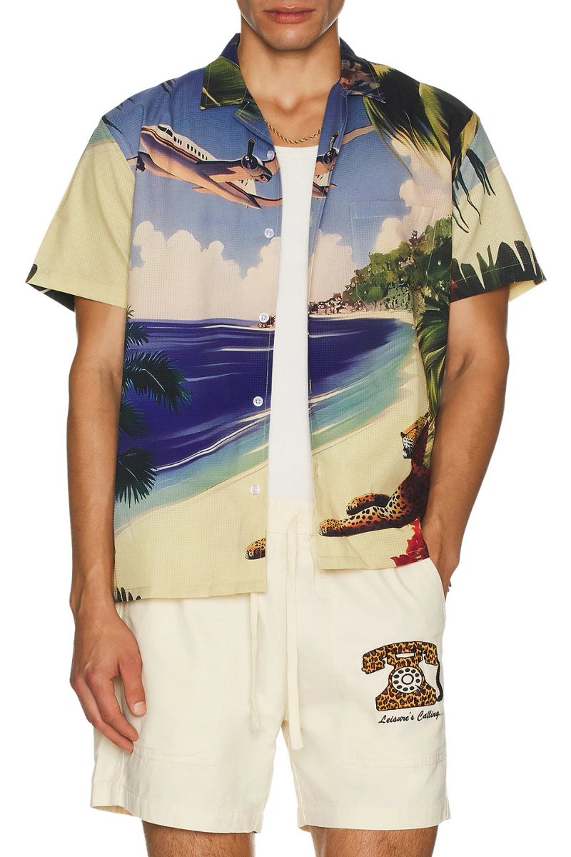 revolve Beach Landing Buttonup Shirt - 3