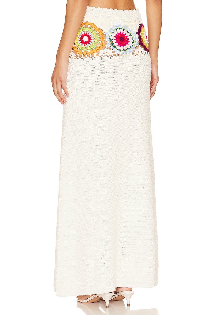 revolve Kestrel Crochet Maxi Skirt - 3