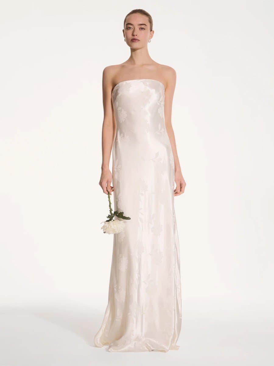 OMNES Sicily Dress in Ivory