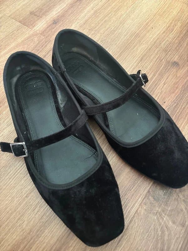 ASOS Asos Design Velvet Mary Janes.