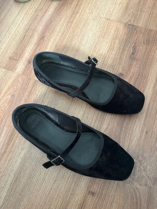 ASOS Asos Design Velvet Mary Janes. - 3