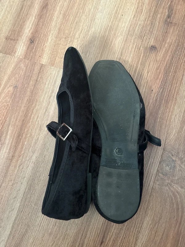 ASOS Asos Design Velvet Mary Janes. - 4
