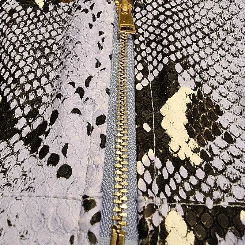 Oh Polly Oh Polly Purple Snake Print Bralet Crop Top - 4