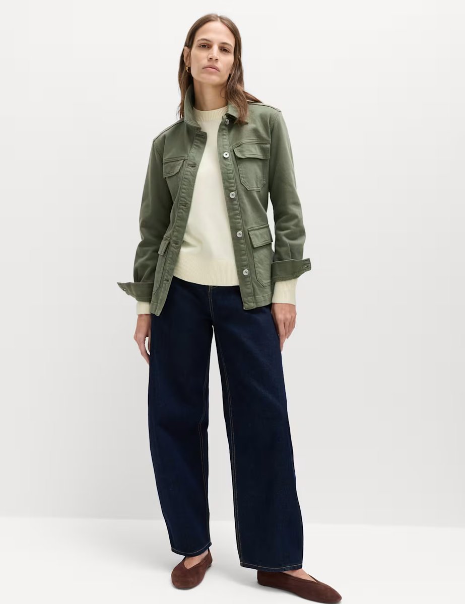 Marks & Spencer M&S Air-Yarn Crew Neck Jumper Buttermilk - 4