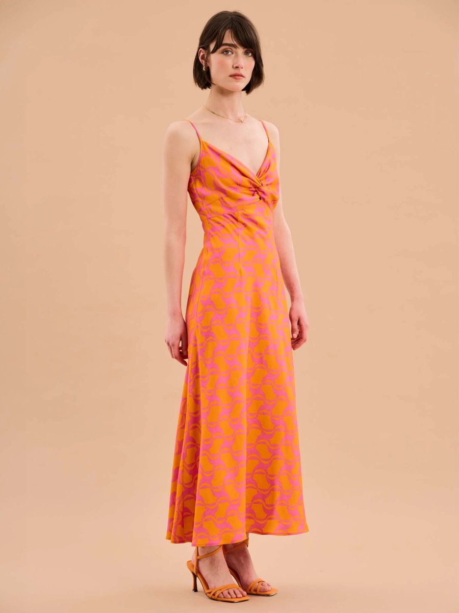 OMNES Blossom Geo Print Strappy Dress - 2