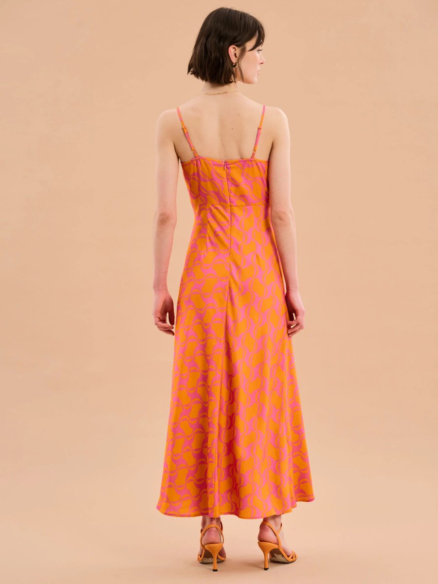 OMNES Blossom Geo Print Strappy Dress - 3