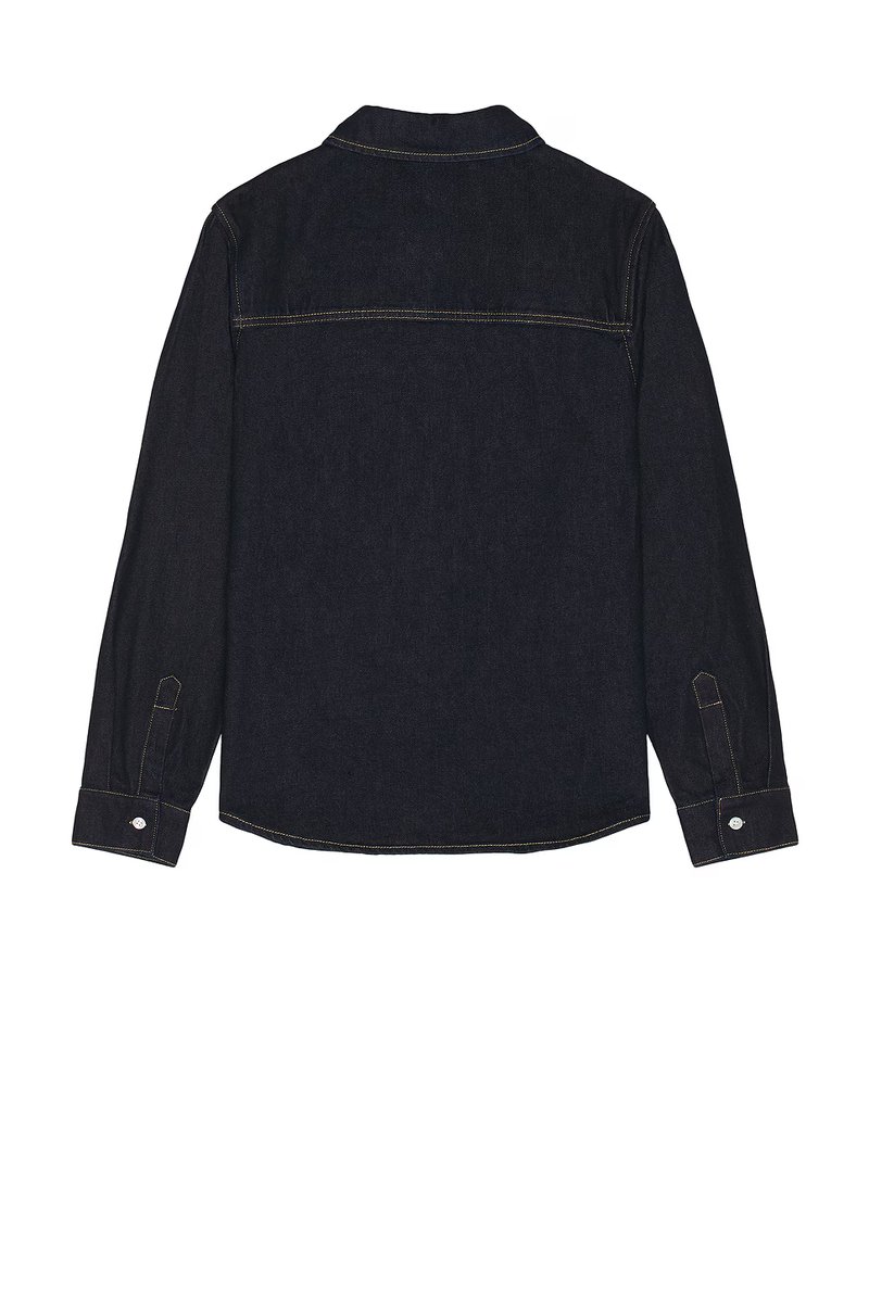 revolve Indigo Denim Rivet Shirt - 2