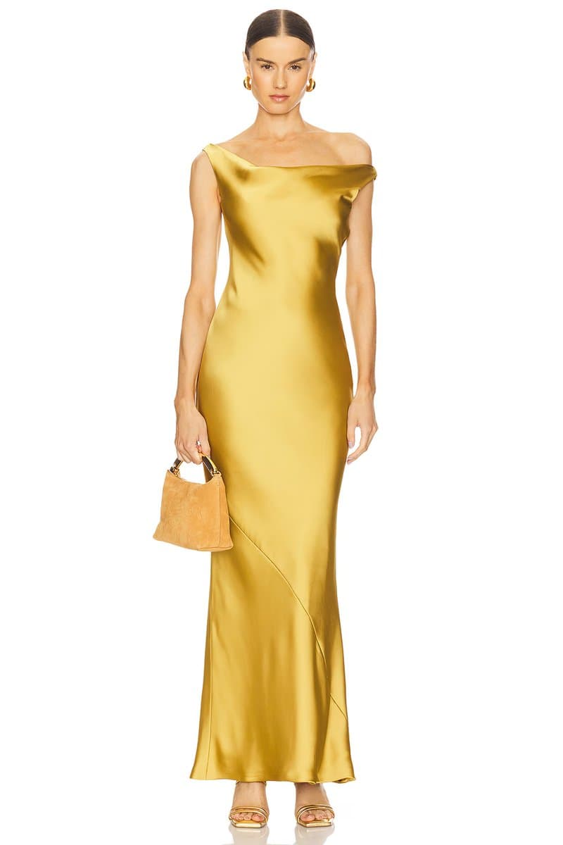 revolve Maria Drop Shoulder Gown