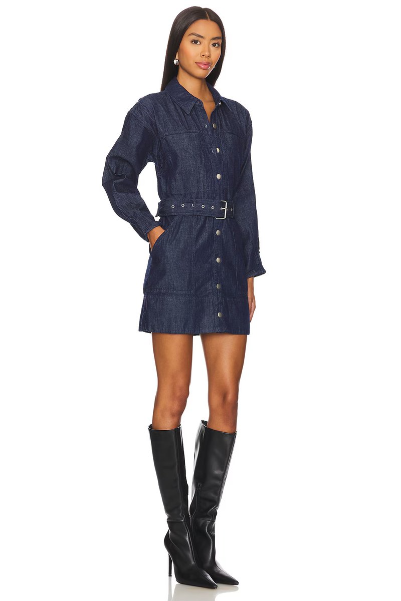 revolve x REVOLVE Esme Mini Dress In Dark Shadow - 2