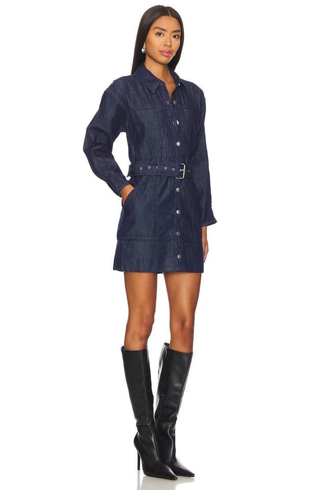 revolve x REVOLVE Esme Mini Dress In Dark Shadow - 2