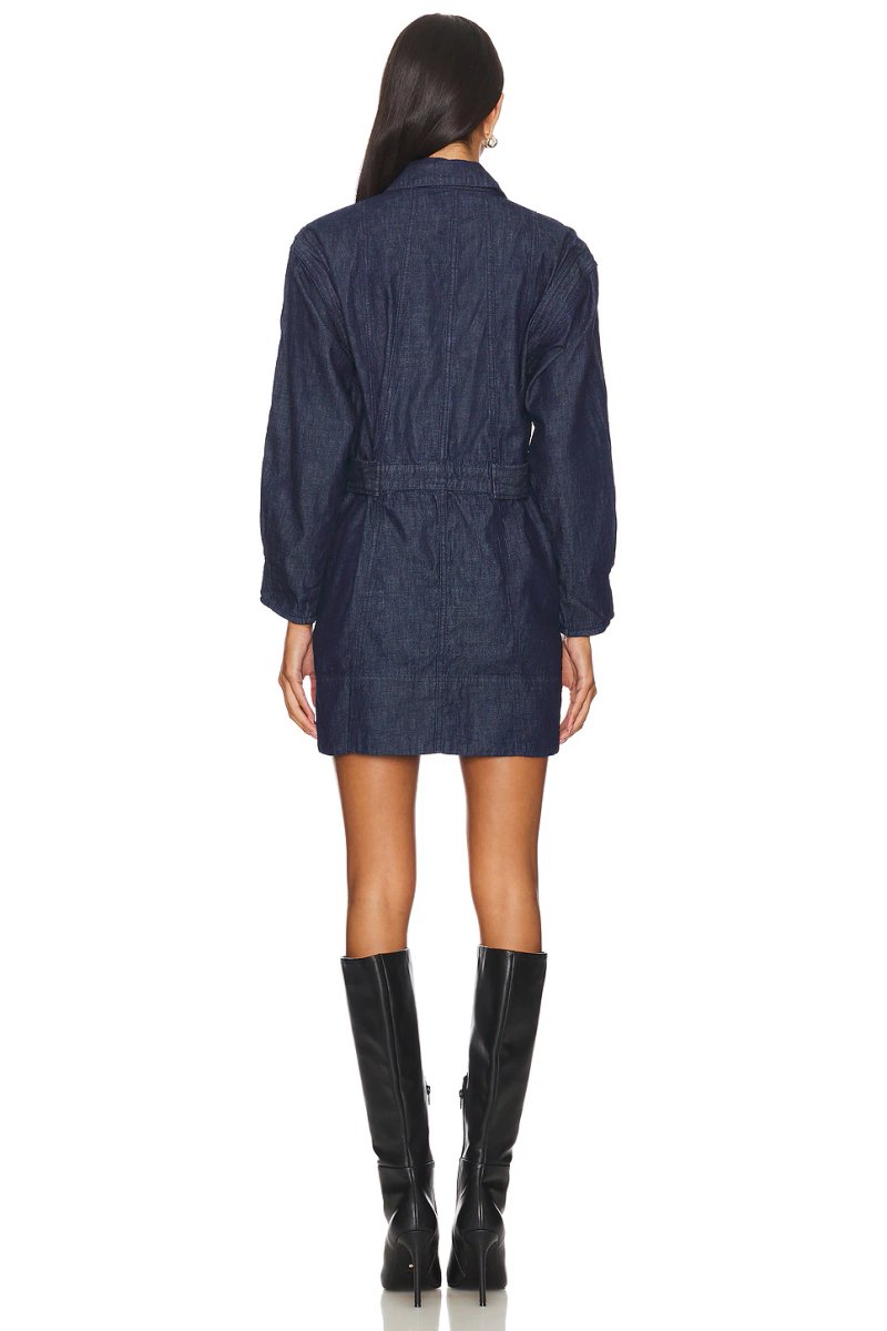 revolve x REVOLVE Esme Mini Dress In Dark Shadow - 3