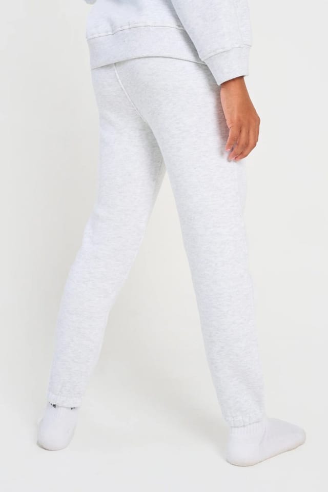 Kaiia Kaiia Kids Cuffed Joggers Light Grey Marl & Navy - 2
