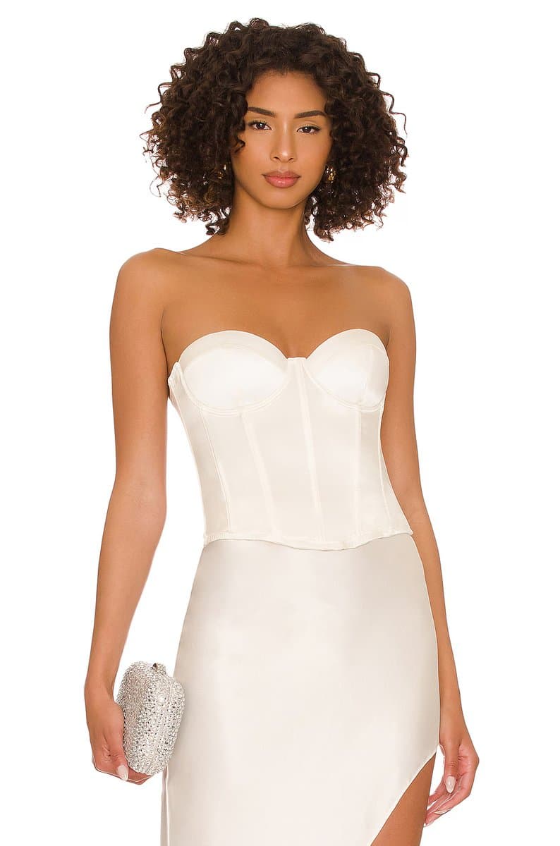 revolve Revolve Hamptons Bustier in Ivory