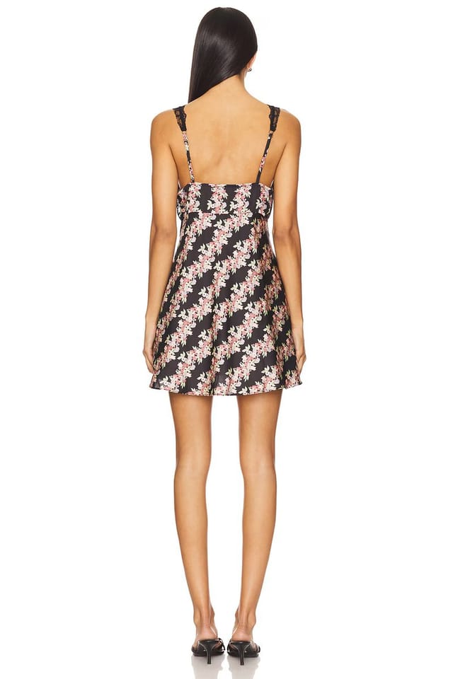 revolve Countryside Printed Mini Dress In Black Combo - 3
