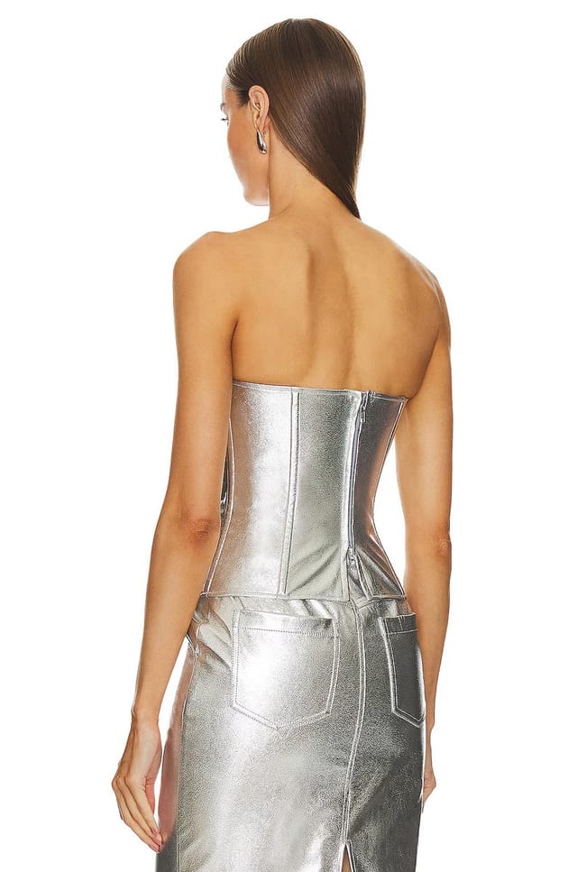revolve Monique Faux Leather Corset - 3