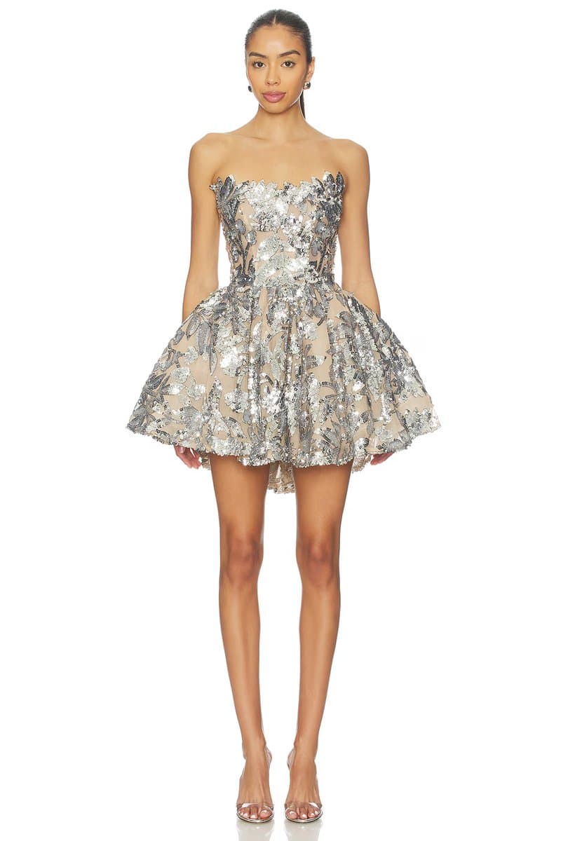 revolve Chloe Strapless Mini Dress