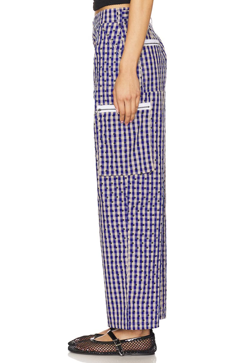 revolve Adrian Gingham Pant - 3