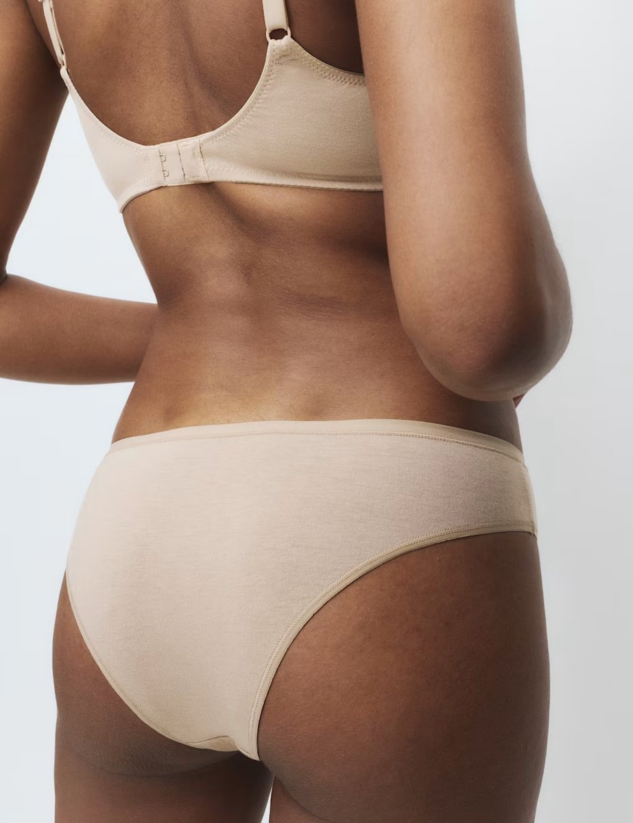 Marks & Spencer M&S 5pk Cotton Modal Brazilian Knickers Rose Quartz - 3