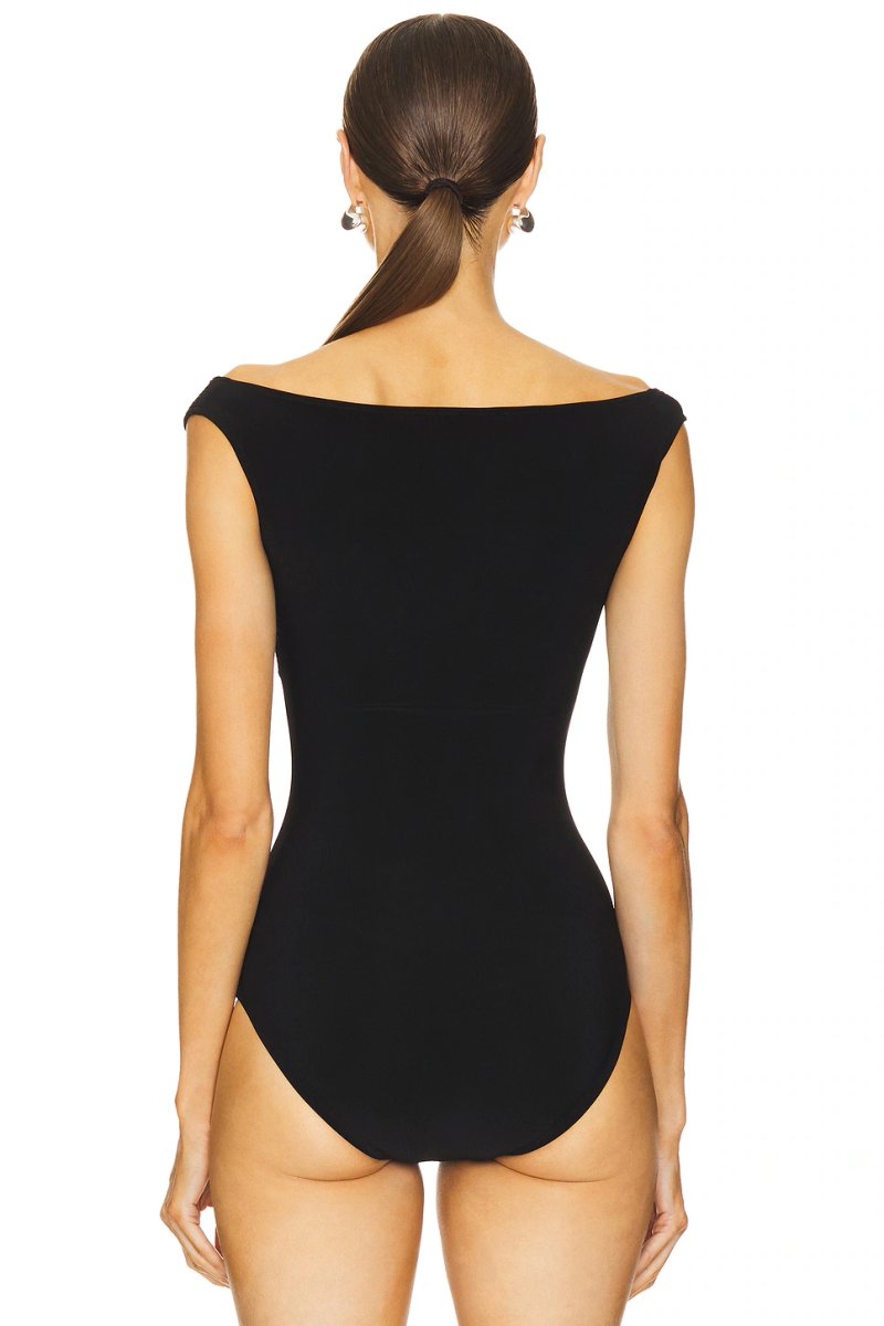 revolve Tara Shirred Front Mio Bodysuit - 4