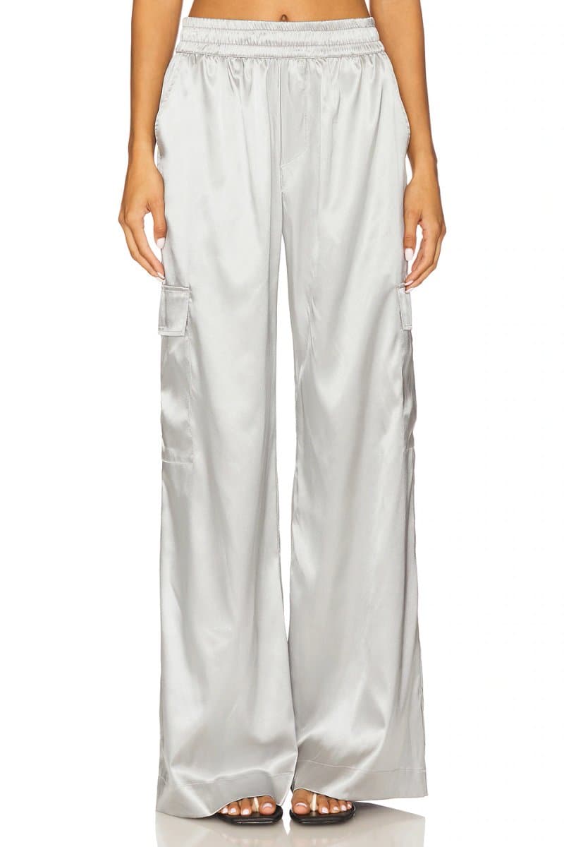 revolve Satin Cargo Pants