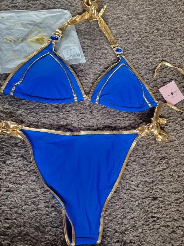 Moda Minx Moda Minx azure blue bikini set size XL - 2