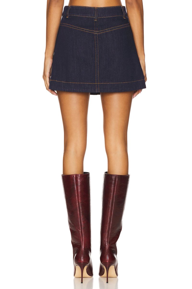 revolve Lorenzo Denim Mini Skirt - 4